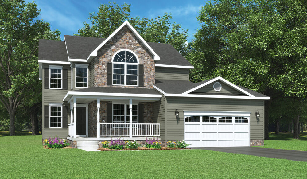 Brandywine Two Story Floor Plan Proudly Built By J.A. Myers Homes