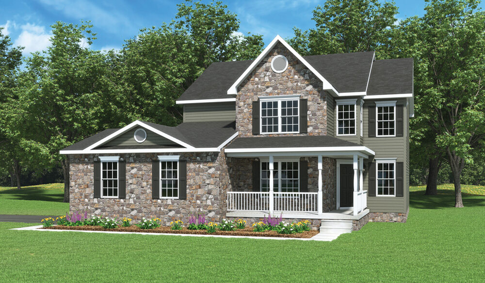 Brandywine Two Story Floor Plan Proudly Built By J.A. Myers Homes