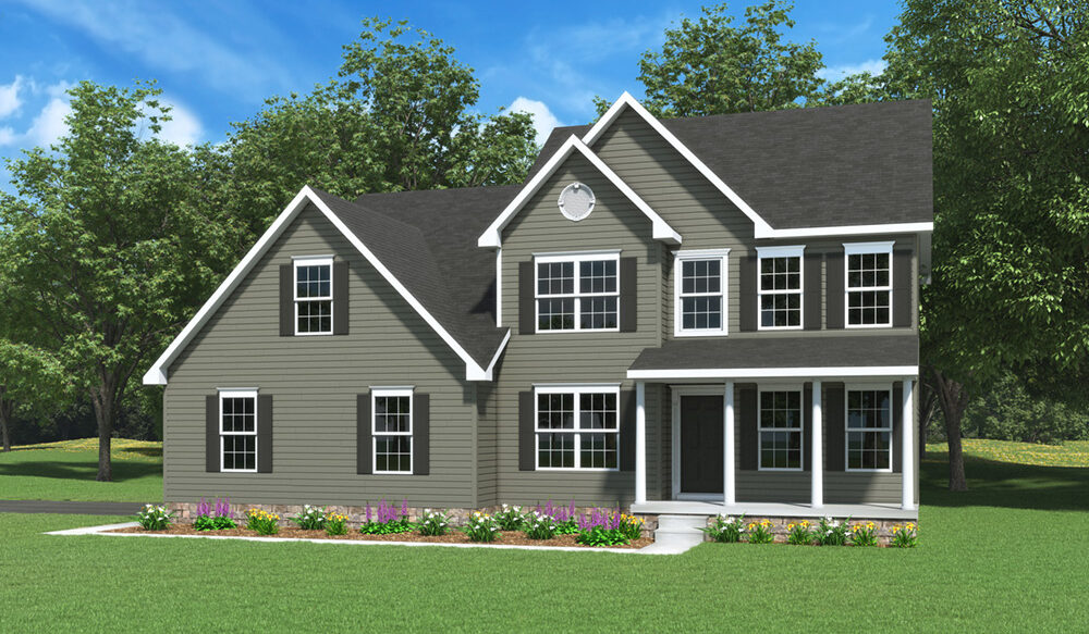 Arcadia Two Story Floor Plan Proudly Built By J.A. Myers Homes
