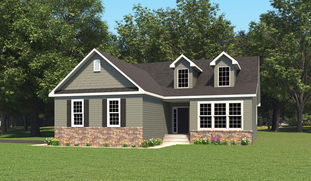 Nicole Option 2 Elevation Built By J.A. Myers Homes