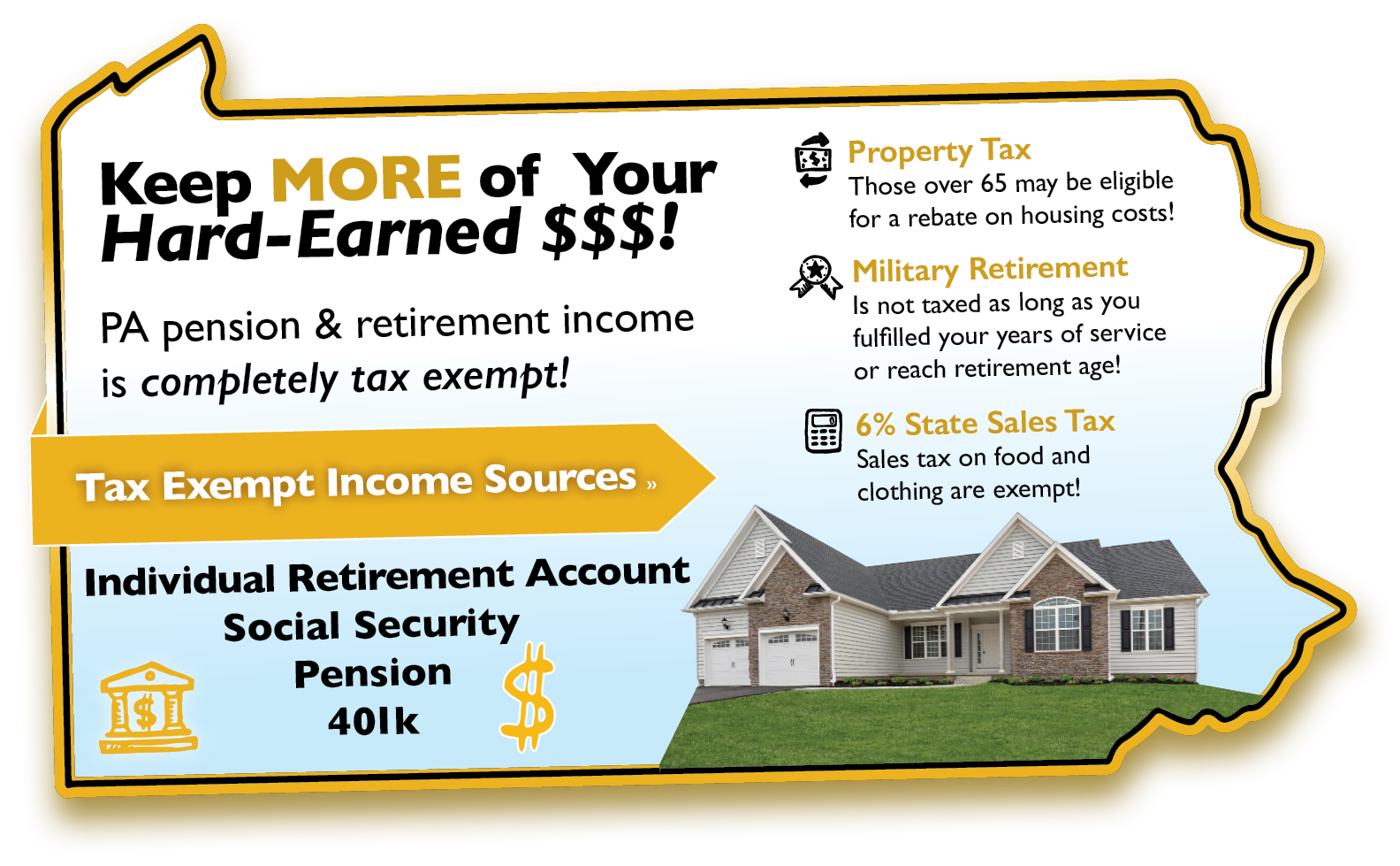 Benefits of Retiring in PA » J.A. Myers Homes
