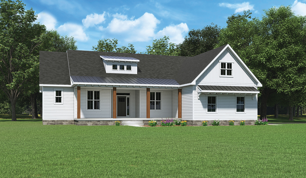 The Nash Optional Elevation 2 Floor Plan Built By J.A. Myers Homes